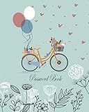 Password Book: Classic Bicycle, Blue Color, Large Print, Adequate space in which to record website a by Talia Emery