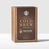 Starbucks Cold Brew Coffee Pitcher Packs Cold Brew at Home 12 Servings
