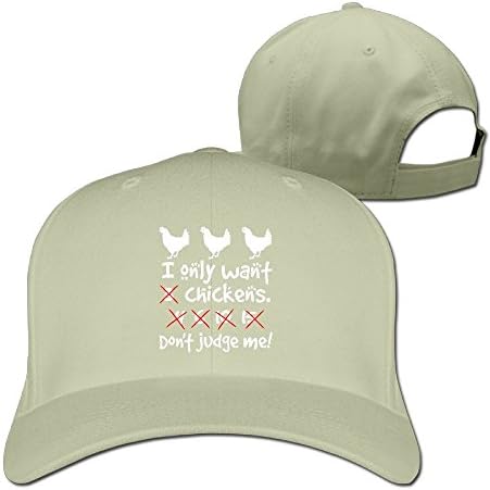 I Only Want 3 Chicken Unisex Adjustable Football Hat &amp; Cap Natural