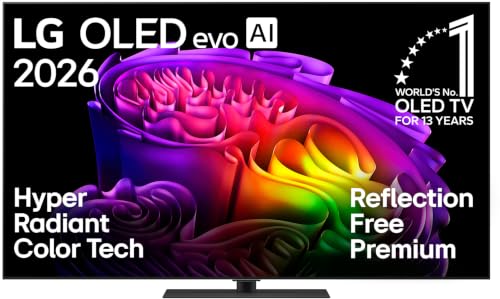 LG OLED65G66LS 65 Zoll 4K OLED evo AI TV (α11 Gen3 4K AI Prozessor, webOS 26, 120Hz (VRR bis zu 165Hz)) [Modelljahr 2026] [Energieklasse E]