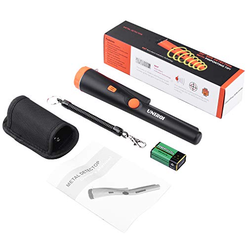 UNIROI UD002 Pinpointer Metal Detector 9V Battery, IP65 Water-Resistant Treasure Hunting Tool Buzzer Vibration LED Indicator - Thumbnail 6