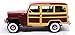 Road Signature New 1:18 SCOLLECTION - Burgundy 1955 Willys Jeep Station Wagon Diecast Model Car