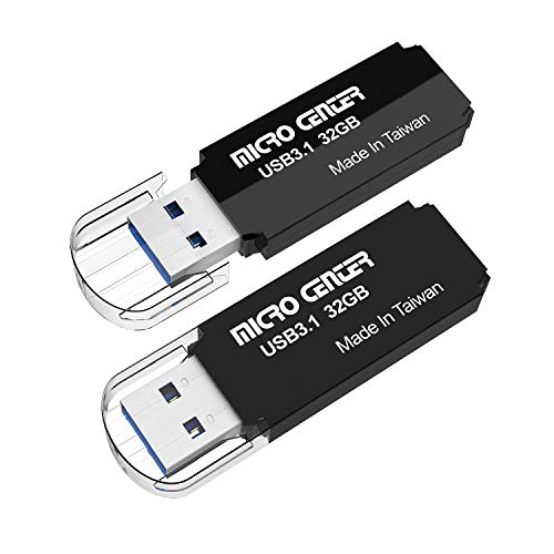 Micro Center Pro 2 Pack 32GB USB 3.1 Gen1 Flash Drive Faster USB Stick