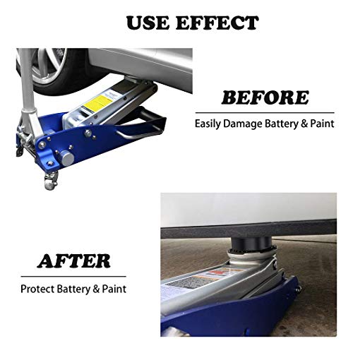 HXXF Tesla Model 3 Jack Lift Pad Adapter Tool Jack Point Pad Sturdy Adapter Protects Battery,Paint & Chassis from Damage (4 Pack)