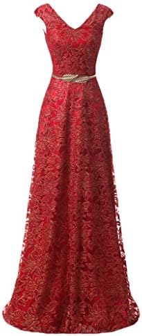 Audrey Bride Chic Evening Gowns for Woman 2016 Formal Prom Dresses-26W-Red 3