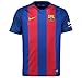 Nike Kids Barcelona 2016/2017 Home Soccer Jersey (Blue, Red)