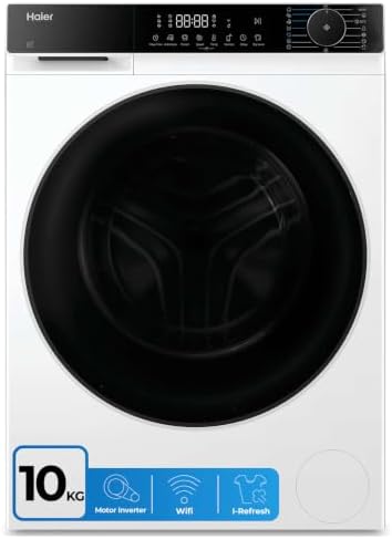 X 5 HWD100-BP16357US Lavadora Secadora, Capacidad 10KG+6KG, Motor Inverter, WIFI, Tecnología Antibacterias, Refresh, Inicio diferido, DetectorKG, 60CM Ancho, 1600 RPM, 16 programas, Blanco