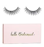 Icona Lashes Premium Quality False Eyelashes | Love Story | Fluffy and Universal for All Eyes | Non-Magnetic | Natural Look and Feel | Reusable | 100% Handmade & Cruelty-Free | Bridesmaid Packaging