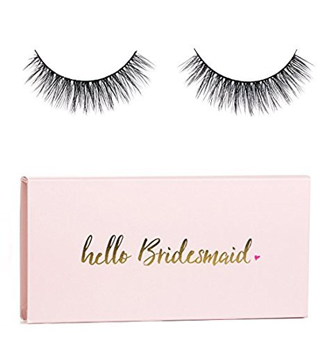 Icona Lashes Premium Quality False Eyelashes | Love Story | Fluffy and Universal for All Eyes | Non-Magnetic | Natural Look and Feel | Reusable | 100% Handmade & Cruelty-Free | Bridesmaid Packaging