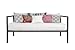 DHP Tribeca Modern Metal Daybed Frame, Sofa Bed, Twin Size, Gray