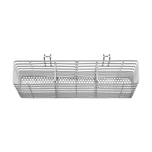 iPEGTOP Cutlery Utensil Silverware Drying Rack Chopsticks Basket Holder with Hooks Flatware