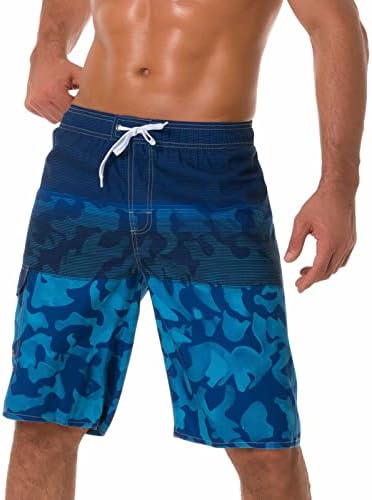 YZT QUEEN Men's Swim Trunks Swimming Shorts Summer Men's Plus Size