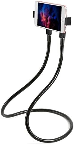 Phone Holder stand, Phone Stand, lazy neck holder, Cell phone holder stand ,DIY Free Rotating Mounts with Multiple Function (Black)