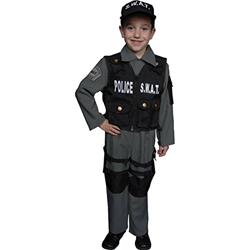 Deluxe S.W.A.T. Officer Kids Costume
