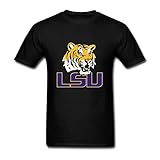 MINNRI Men's LSU LOGO T-shirt Black S