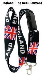 British UK England Flag lanyard Keychain Holder
