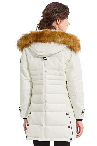 women's slim puffer coat