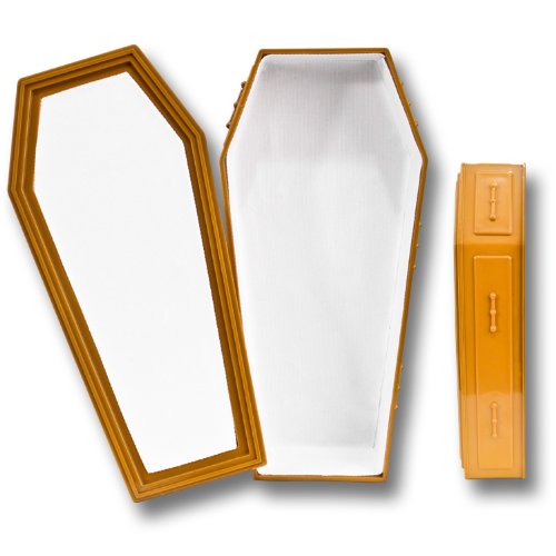 Brown Coffin for WWE TNA Wrestling Action Figures