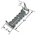 PHS Small Sawtooth Picture Hangers No Nail - 100 Pack, Supports 7 lbs - Picture Hanging Sawtooth Hangers - Frame Hooks for Drywall - Easy to Install Frame Hanging Hardware - Silver