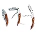 Vino Luxe Premium Waiters Corkscrew with Rosewood Handle, Double Hinged Fulcrum, Serrated Foil Cutter,Bottle Opener, Professional Grade, Perfect for Uncorking Wine Bottles
