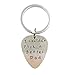 Charm.L Grace Father's Keychain Quote Guitar Pick I couldn't Pick a Better Dad Fathers Day Gift