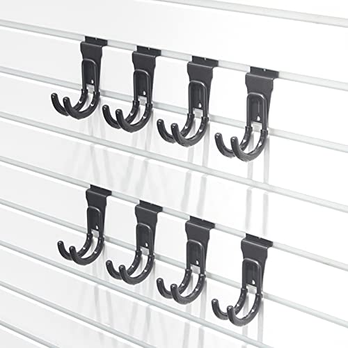 ATOOLA Slatwall Accessories, Garage Slatwall Hooks and Hangers, Black