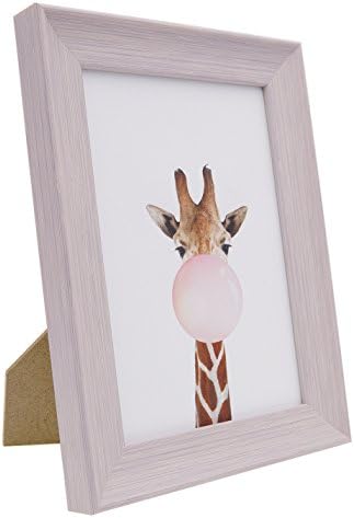 Drift Bottle Nordic Style Minimalist Environmental Materials Picture Photo Frame Matted to Fit Picture for 3.5 x 5 or 4 x 6 or 5 x 7 or 6 x 8 Inches (3.5 x 5 Inches, Light Purple)