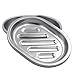 Kitchen Soap Holder,Stainless Steel Soap Dish with Draining Tray,Double Layer Stainless Steel Sponge Holder,Soap Box for Bathroom and Bathtub