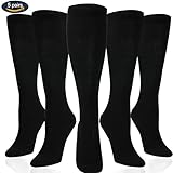 Compression Socks (5 Pairs/Pack) for Women/Men-Breathable Compression Stockings