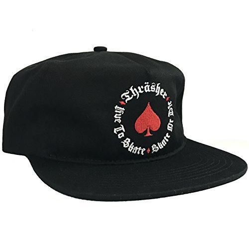New THRASHER Skateboard Magazine "Oath" Structured 5-Panel H