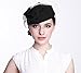 Fascigirl Pillbox Hat Veil Fascinator Party Wedding Retro Top Hat for Women