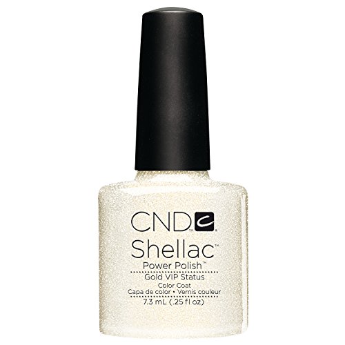 Creative Nail Shellac Gold Vip Status, 0.25 Fluid Ounce