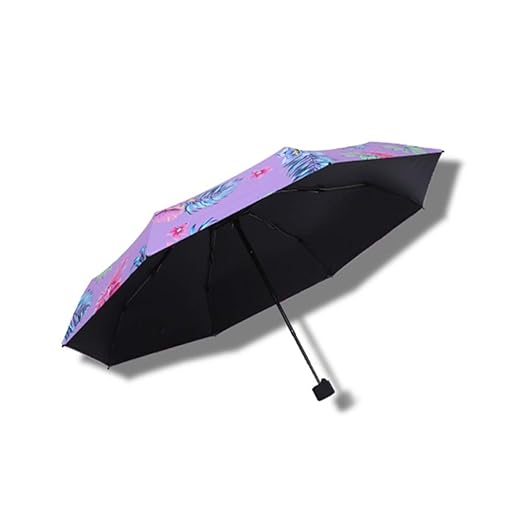 Comeyang Mini sombrilla, Paraguas de Viaje portátil, protección UV ...