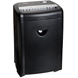 AmazonBasics 12-Sheet High-Security Micro-Cut Paper, CD, and Credit Card Shredder with Pullout Basket