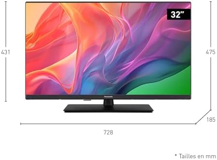 PanasonicTV-32S55AEZ, Série S55 32 Pouces Full HD LED Smart TV, 2024, Fire TV, HD Colour Engine, HDR, Contrôle Vocal Alexa, Mode Jeu, Lecteur Média, Expérience Visuelle Exceptionnelle