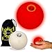5x Pro LED Glow Juggling Balls - Ultra-Bright - MIX COLORS- Battery Powered Glow LED Juggling Ball Set of 5 with Drawstring Travel Bag!