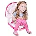 ONEDONE Portable Potty for Toddler Travel Outdoor Toilet Travel Potty for Toddler Squatting Potty for Baby Kids Potty Training (Girl)