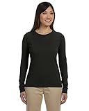 Econscious Ladies' 4.4 Oz., 100% Organic Cotton Classic Long-sleeve T-shirt - Black - Xl