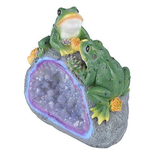 image for Liukouu Garden View Lights , Solar Resin Lamp Frogs Crystal Lamp Garde