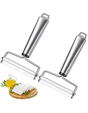 2 Pieces Cheese Slicer Stainless Steel Cheese Cutter Stainless Steel Cheese Slicer Kitchen Cooking Tool for Cutting Soft and Semi-hard Cheese