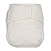 GroVia Reusable Hybrid Baby Cloth Diaper Hook & Loop Shell (Snow)