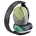 Geekria 2 Pairs Flex Fabric Headphones Ear Covers, Washable & Stretchable Sanitary Earcup Protectors for Over-Ear Headset Ear Pads, Sweat Cover for Warm & Comfort (M/Green)