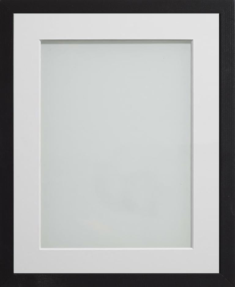 Frame Company Webber Black with Off-White Mount, 9x7 for 7x5 inch