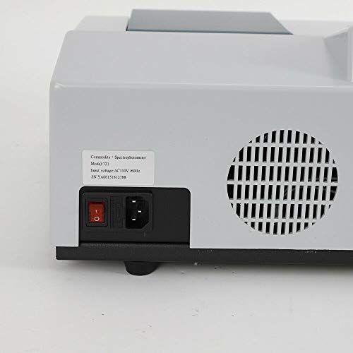 YUNRUS Digital Visible Spectrophotometer Lab Equipment Spectronic with Glass Cuvette - Thumbnail 3