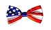 National Holiday American Flag Design 4th of July Bow Tie, Best fit for Medium and Large Pets Dogs, 100% Handmade Bow tie Including Collar