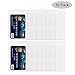 10 Pack Heavy Duty ID Card Badge Holder with Resealable Zipper, Waterproof Type PVC ID Card Holder, Vertical Style, Clear, by CypesCrafts