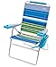 Rio Beach 4-Position 17″ Tall Folding Beach Chair – Stripethumb 1