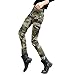 NASKY Women's Camo Army Slim Stretch Jeans Tight Pants Leggings Cargo Pencil Pants (Size 10 /Waist 30)