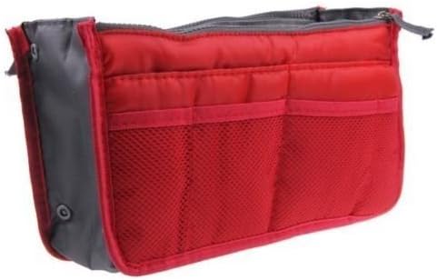 Space Saver Bags Women Travel Insert Handbag Liner Tidy Organiser Red