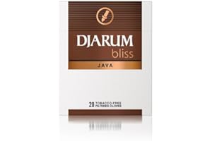 THE FRUGAL SMOKER Djarum Bliss Java Clove Filtered Cigarettes - 1 Box of 20 incl. Frugal Smoker Sticker
